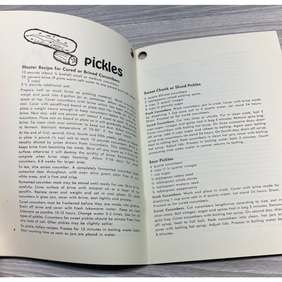 Pickles and Relishes Recipe Booklet Mary Frances Sowers Oklahoma State Univ - Picture 3 of 5